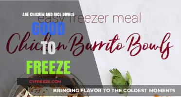 Freezing Chicken and Rice Bowls: A Convenient Meal Prep Solution