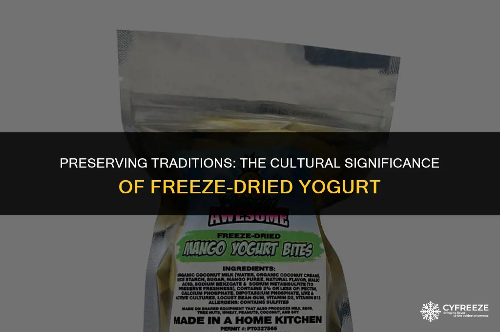 are cultures still active when you freeze dry yogurt