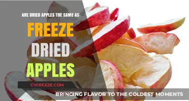 Exploring the Differences: Dried vs Freeze-Dried Apples