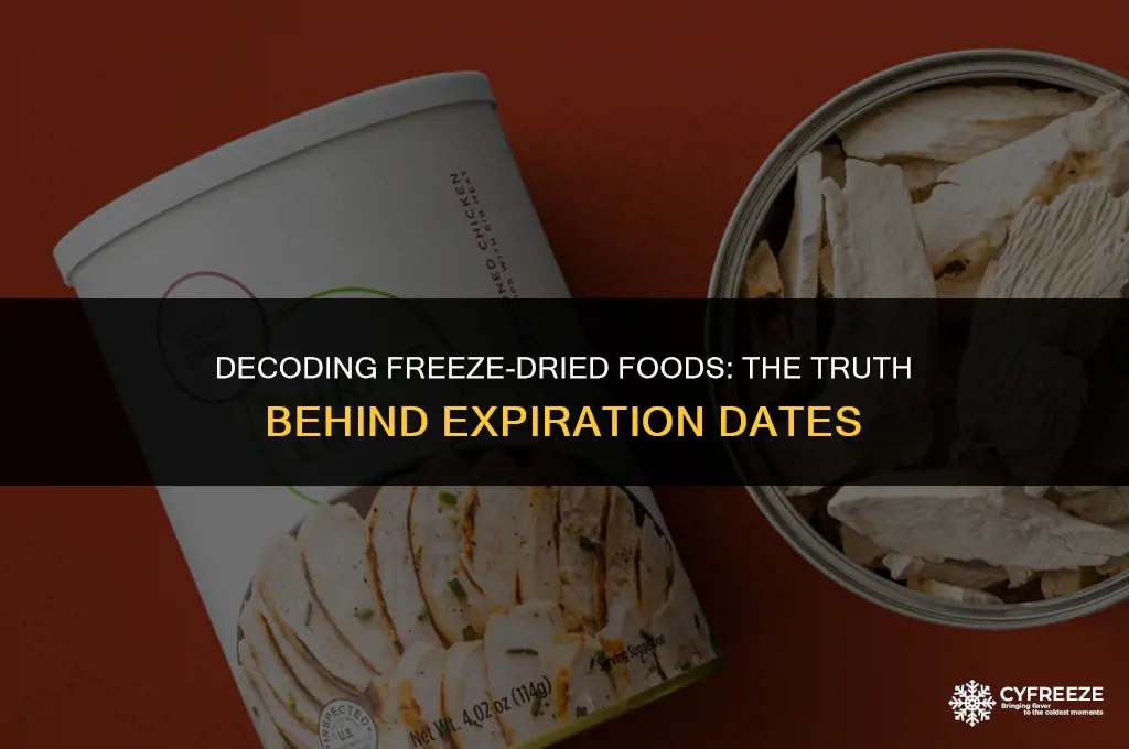 are expiration dates on freeze dried foods accurate