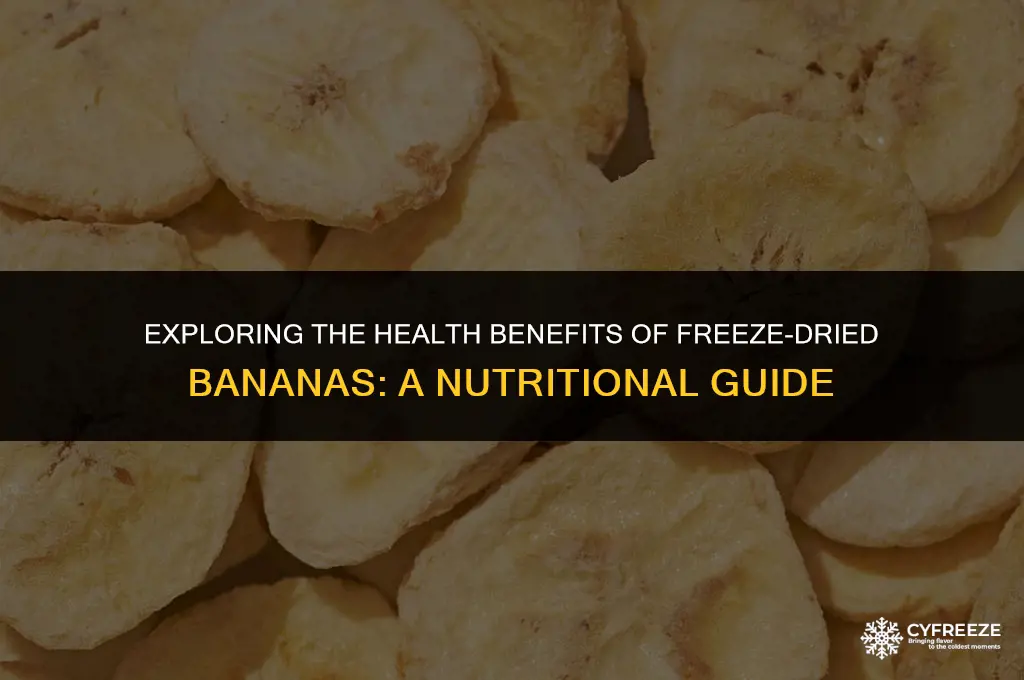 are freeze dried bananas good for you