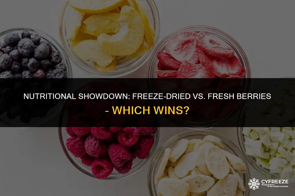 are freeze dried berries as nutritious as fresh