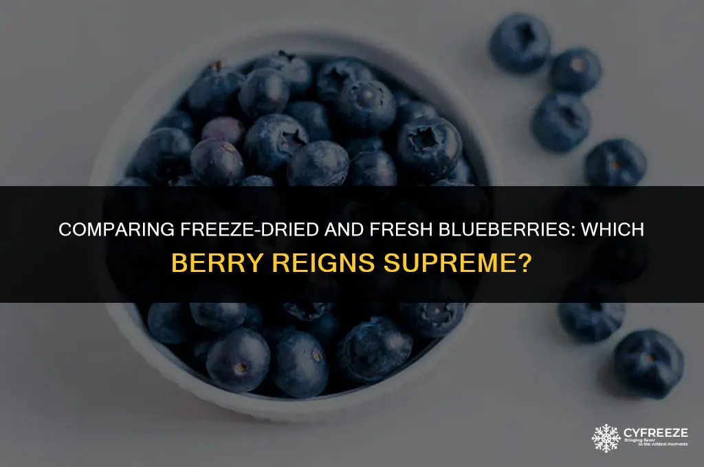 are freeze dried blueberries as good as fresh