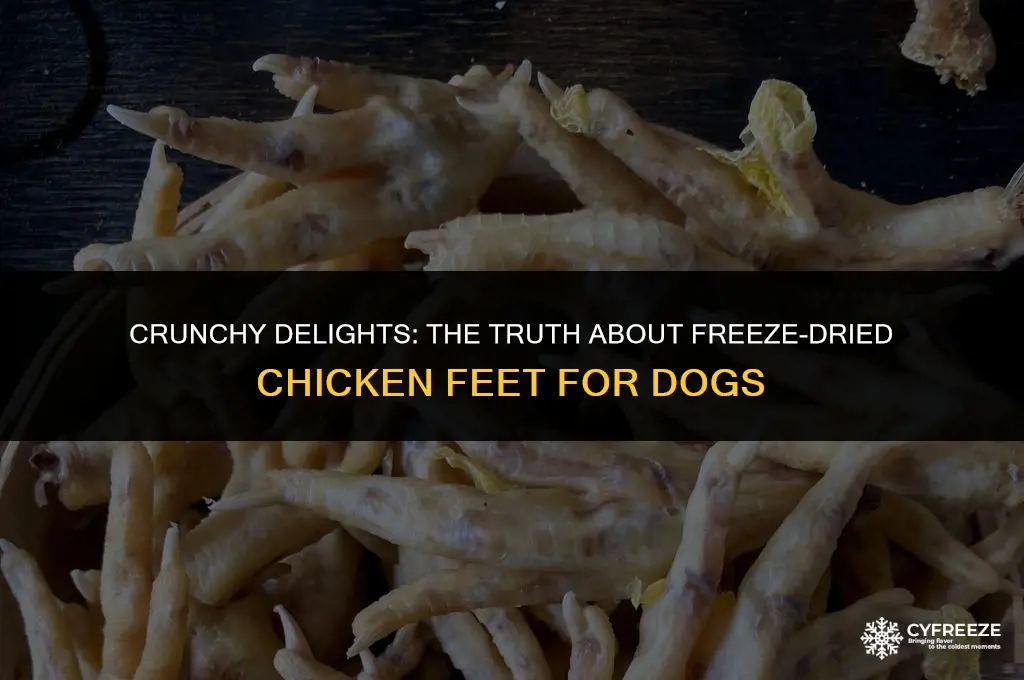 are freeze dried chicken feet good for dogs