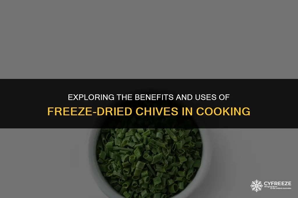 are freeze dried chives a good option