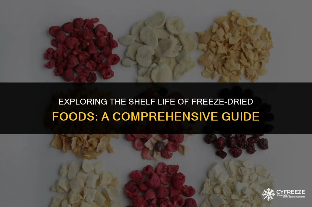 are freeze dried foods shelf stable