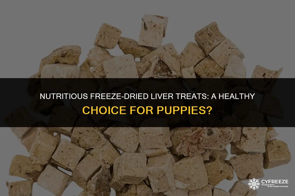 are freeze dried liver treats good for puppies