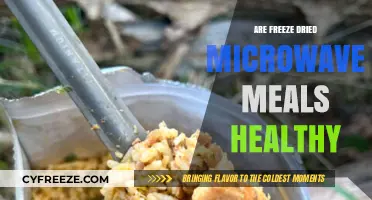 Exploring the Healthiness of Freeze-Dried Microwave Meals
