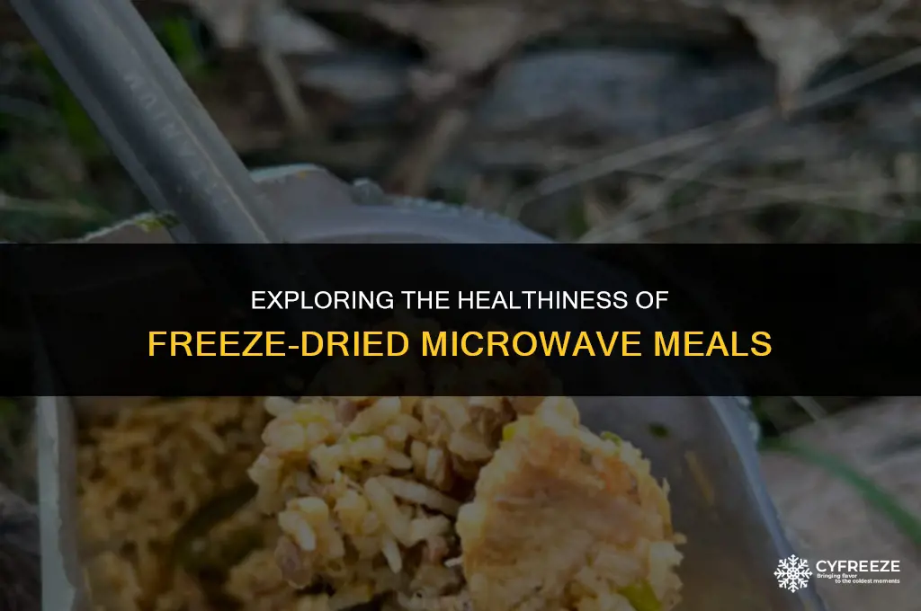 are freeze dried microwave meals healthy