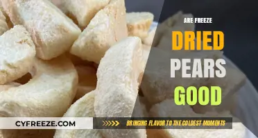 Exploring the Delicious World of Freeze-Dried Pears: A Nutritious Snack?