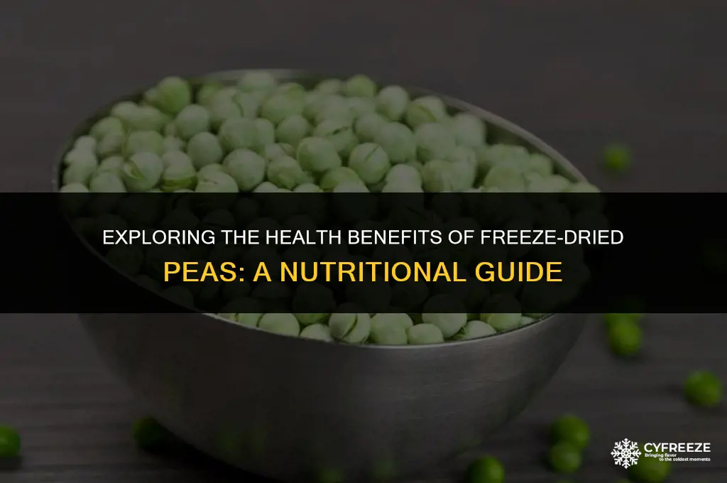 are freeze dried peas good for you