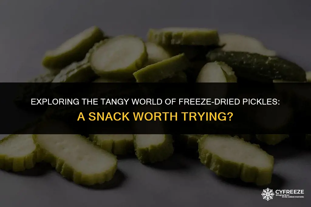 are freeze dried pickles good