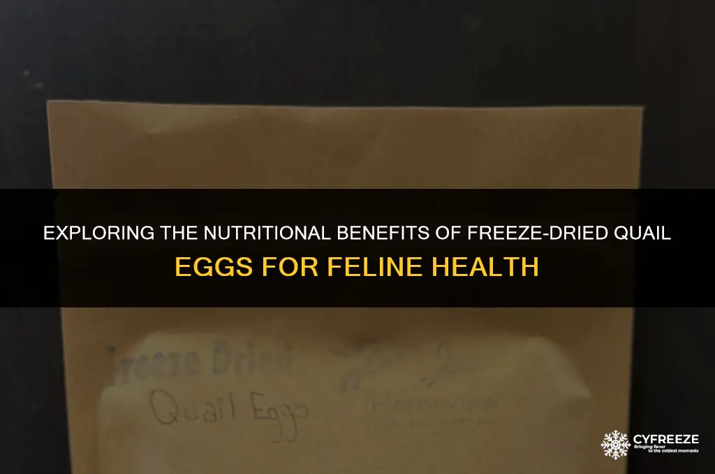 are freeze dried quail eggs good for cats