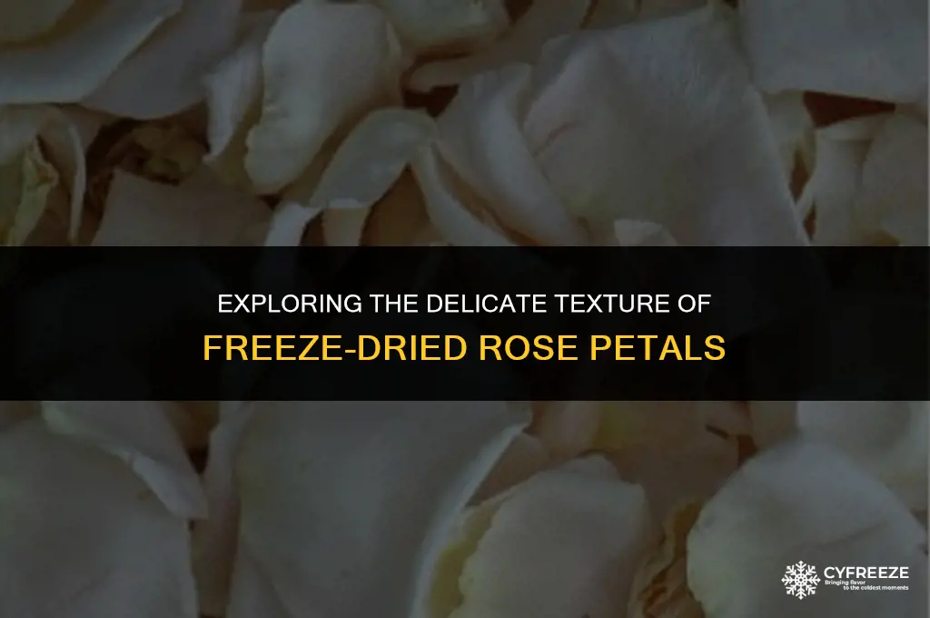 are freeze dried rose petals soft