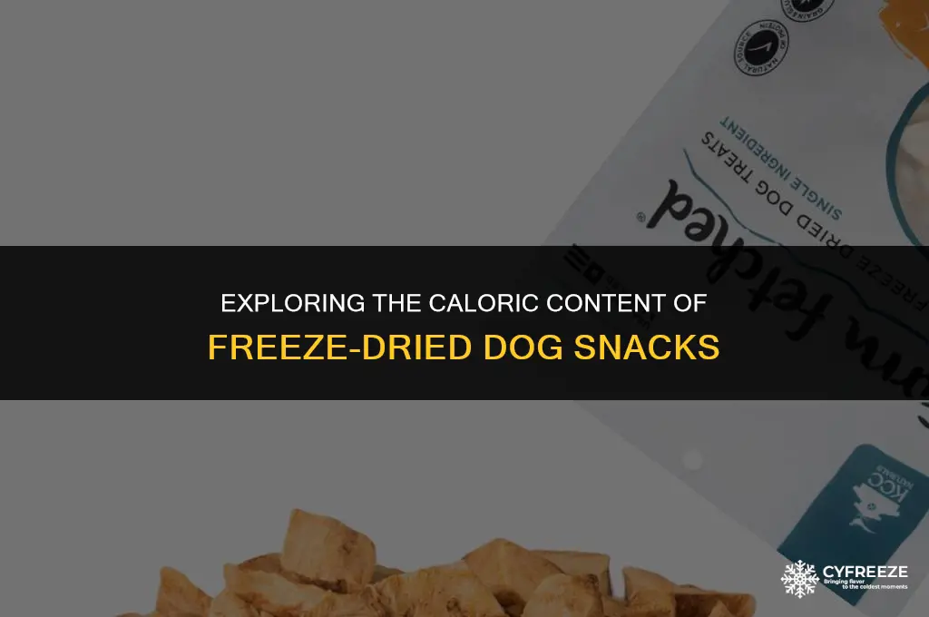 are freeze-dried snacks for dogs lower calories