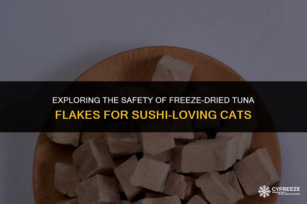 are freeze dried tuna flakes for sushi safe for cats