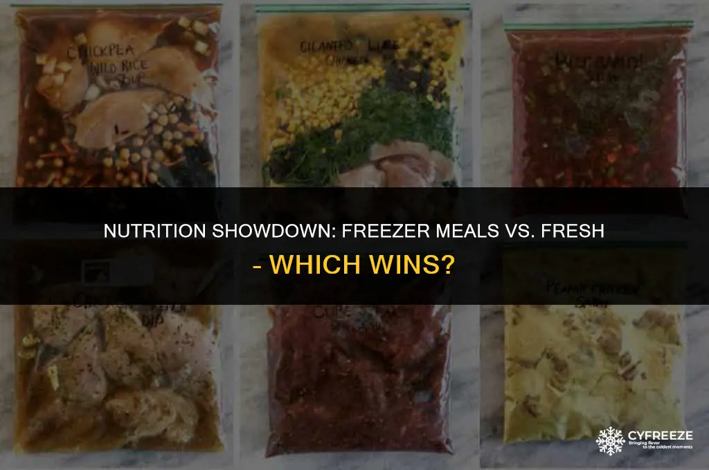 are freezer meals less healthy than fresh