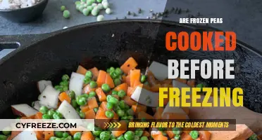 From Freezer to Feast: The Pre-Cooking Mystery of Frozen Peas