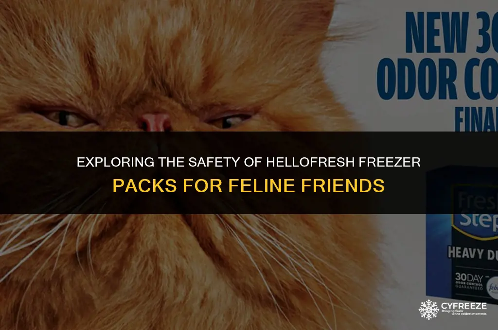 are hello fresh freezer packs non toxic for cats