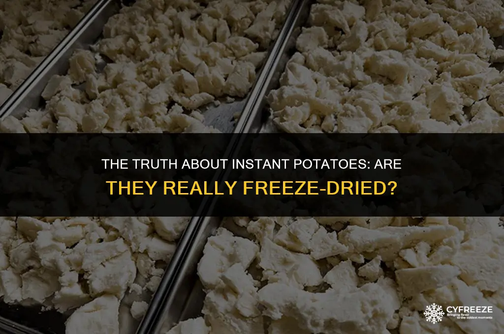 are instant potatoes freeze dried