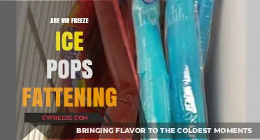 The Chill on Calories: Are Mr. Freeze Ice Pops Fattening?