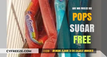 Chill Treats: The Scoop on Mr. Freeze Ice Pops' Sugar Content