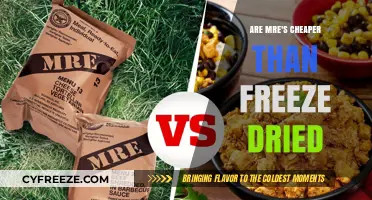 Cost Comparison: MREs vs. Freeze-Dried Meals for Budget-Conscious Adventurers
