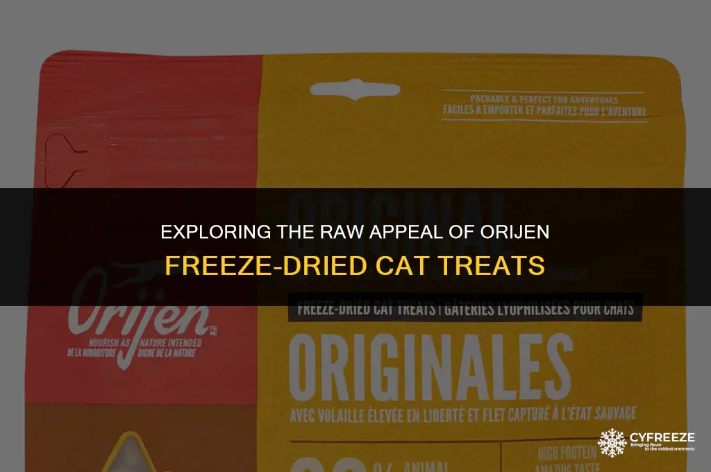 are orijen freeze dried cat treats raw