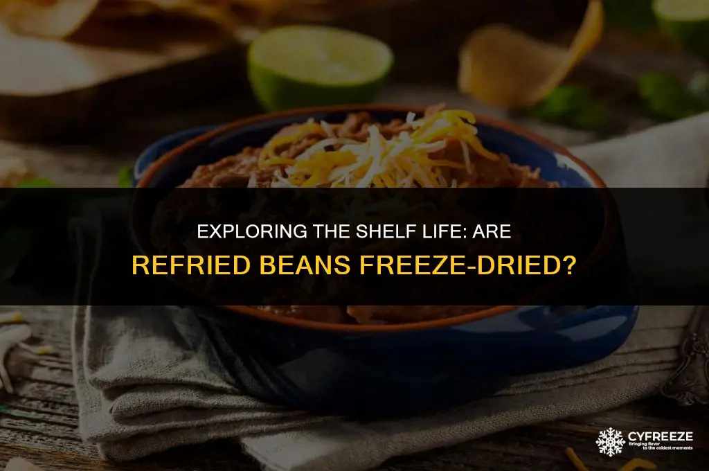 are refried beans freeze dried
