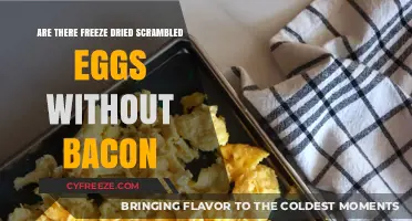 Savor the Simplicity: Freeze-Dried Scrambled Eggs sans Bacon Delight