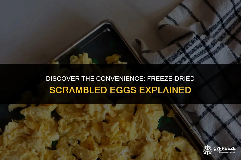 are there freeze dried scrambled eggs
