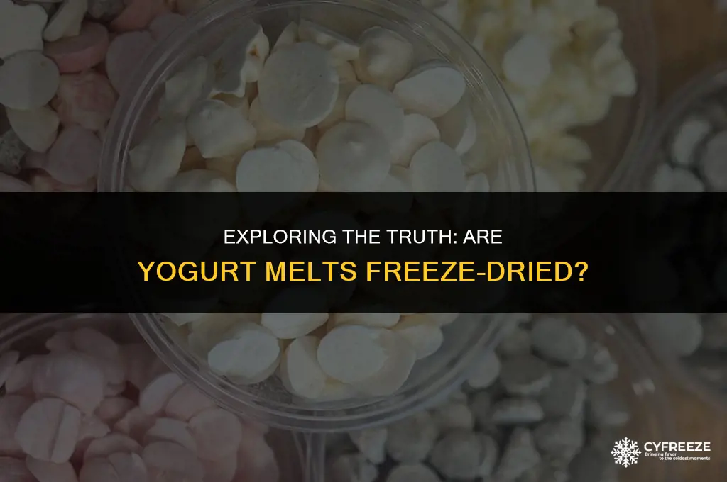 are yogurt melts freeze dried