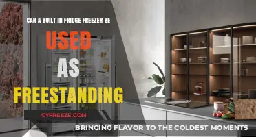 Exploring the Versatility of Built-In Fridge Freezers as Freestanding Units