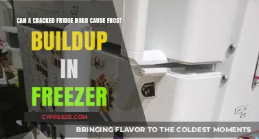 Chill Factor: How a Cracked Fridge Door Can Lead to Freezer Frost