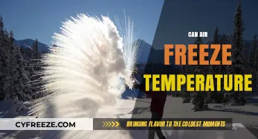 Can Air Freeze? Exploring Temperature Limits and Atmospheric Science