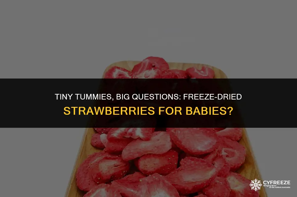 can babies eat freeze dried strawberries