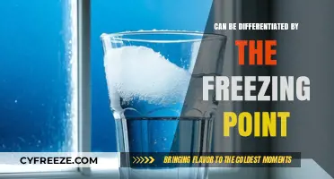 Freezing Point Differences: How Substances Can Be Differentiated Easily