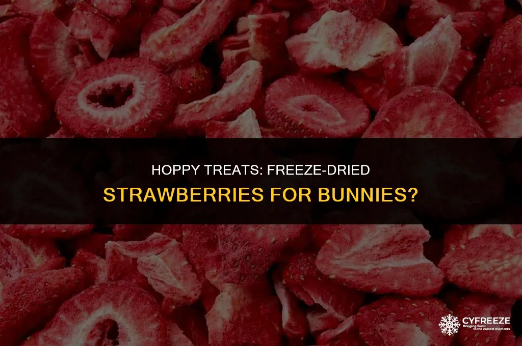 can bunnies eat freeze dried strawberries