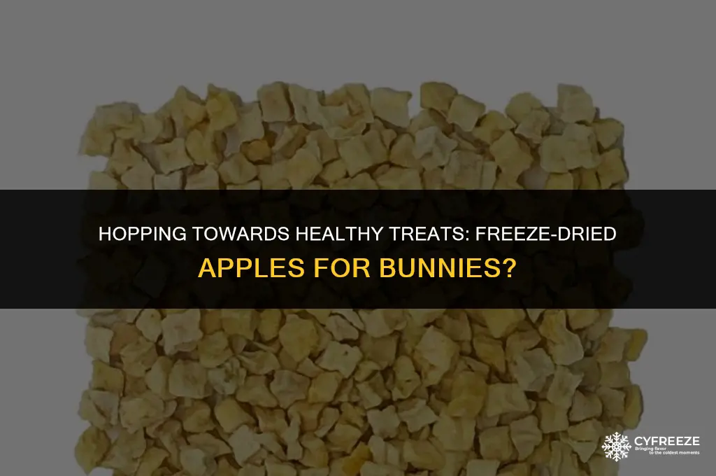 can bunnies have freeze dried apples