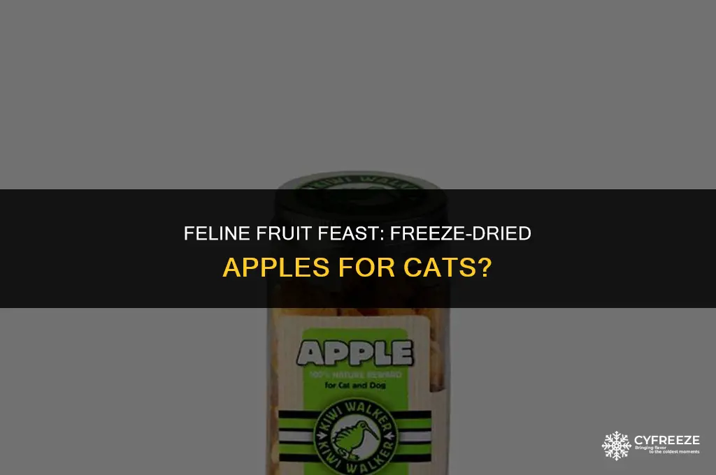 can cats eat freeze dried apples