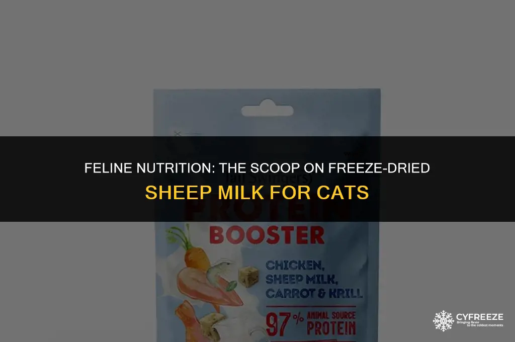 can cats have sheep milk freeze dried