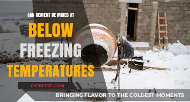 Mixing Cement in Cold Weather: Challenges and Solutions Below Freezing