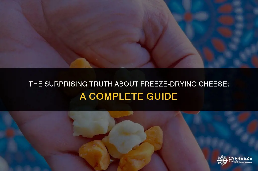 can cheese be freeze dried