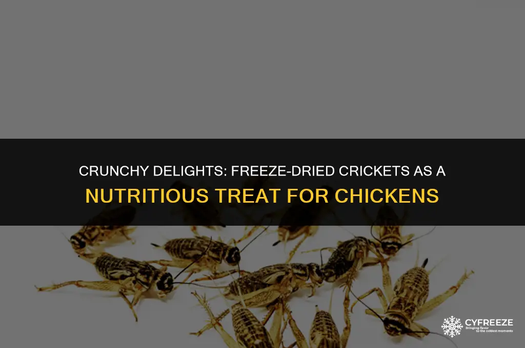 can chickens eat freeze dried crickets