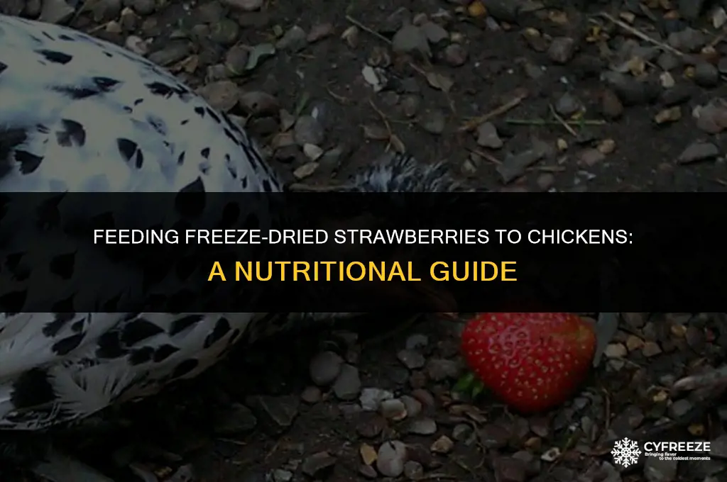can chickens eat freeze dried strawberries