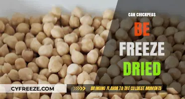 Exploring the Possibilities: Freeze-Drying Chickpeas for Long-Term Storage