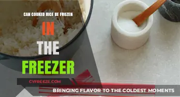 Freezing Cooked Rice: A Convenient Meal Prep Solution