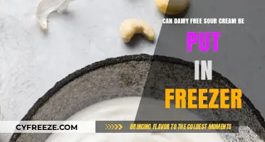 Can You Freeze Dairy-Free Sour Cream? A Complete Guide