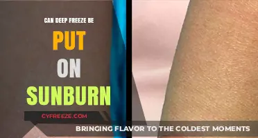 Soothing Sunburn: The Surprising Benefits of Deep Freeze