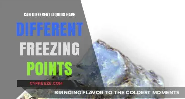 Exploring How Various Liquids Freeze at Unique Temperatures